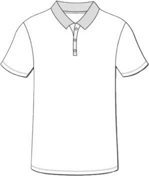Men's premium polo shirt in 100% combed cotton pique (220 gsm). Features a ribbed collar and cuffs for a smart-casual look.