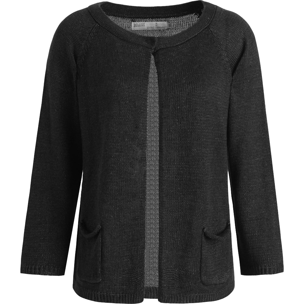 A cozy ladies' flat-knit sweater, perfect for everyday comfort and style.